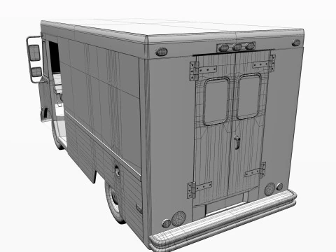 Step Van 3D Model