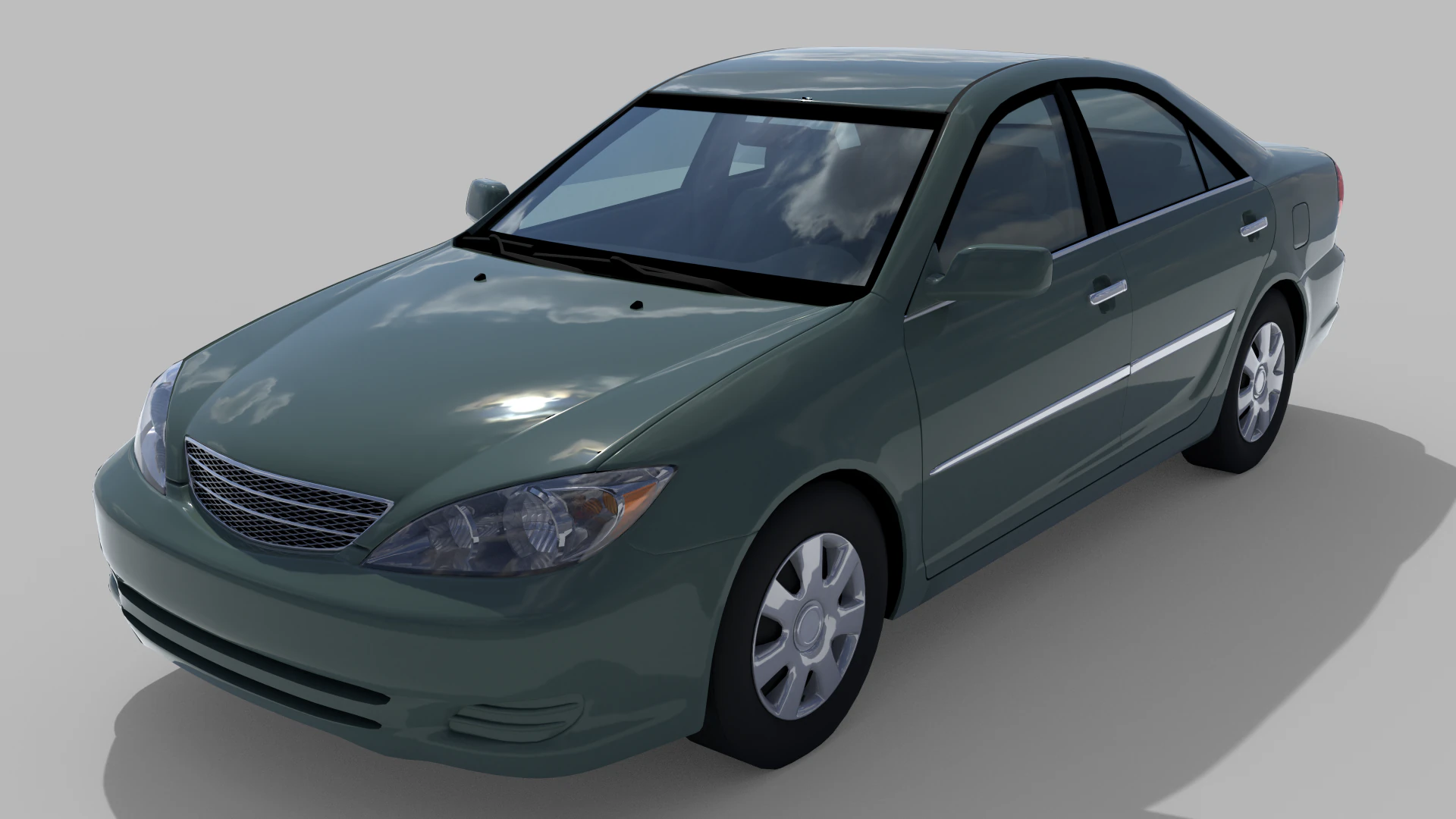 Sedan 2004 3D Model .c4d .max .obj .3ds .fbx .stl .blend 