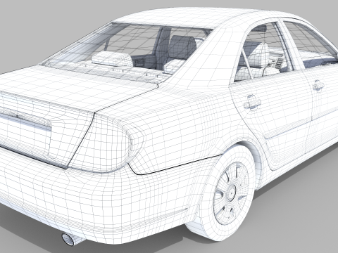Sed&atilde; 2004 Modelo 3D
