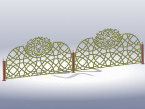 pattern fance 3D Модель