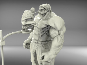 hulk and spiderman 3D Baskı Modeli