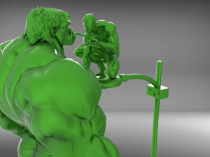 hulk and spiderman 3D Print Model