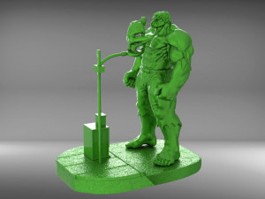 hulk and spiderman 3D Baskı Modeli