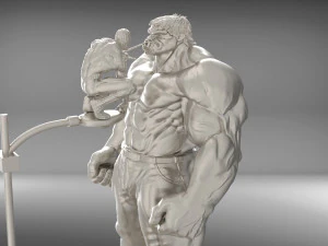 hulk and spiderman 3D Print Model
