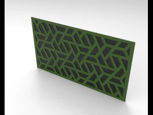 motivo geometrico decorativo Modello 3D