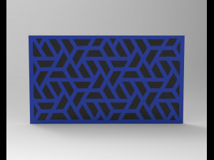 decorative geometric pattern Model 3D