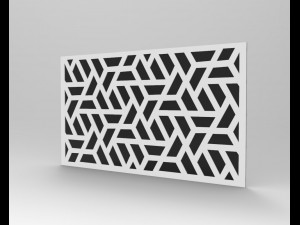 decorative geometric pattern Model 3D