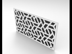 decorative geometric pattern Model 3D