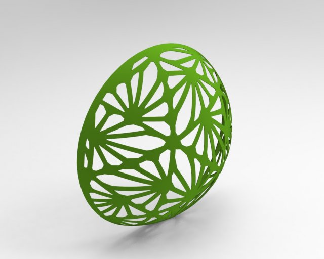 decorative geometric pattern 3D Print Model .c4d .max .obj .3ds .fbx .stl .blend 