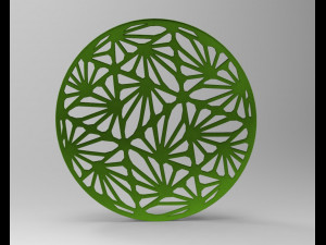 decorative geometric pattern 3D Print Model