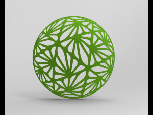 decorative geometric pattern 3D Print Model