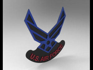 us air force 3D Model