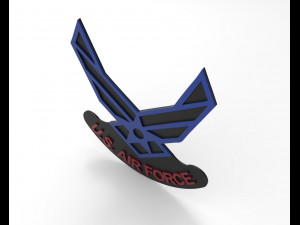 us air force 3D Model