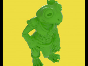 frog 3D मॉडल