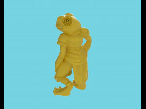 жаба 3D Модель