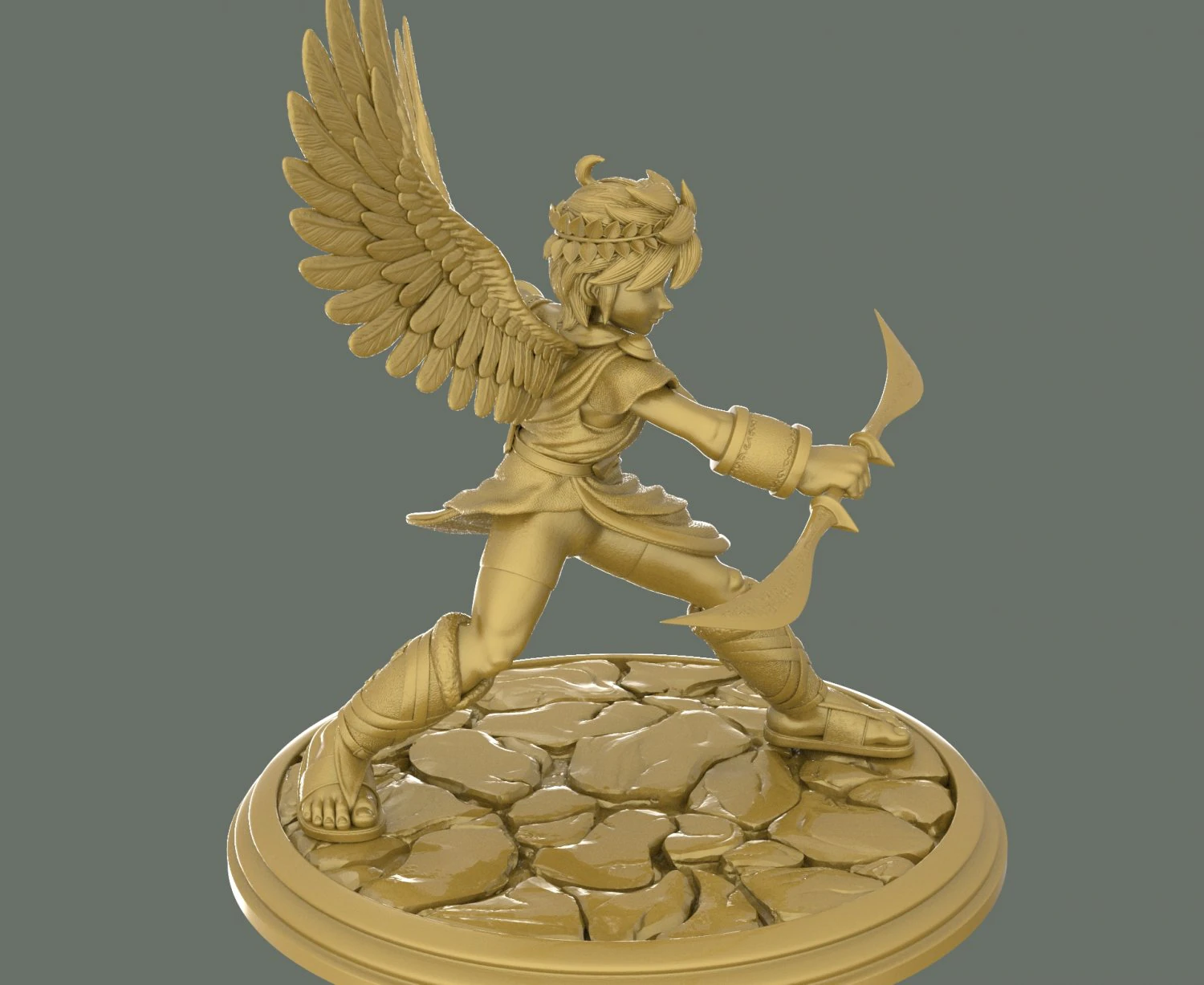 kid icarus 3D Model .c4d .max .obj .3ds .fbx .stl .blend
