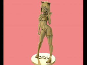 cat women Modelo 3D