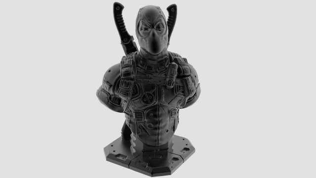 deadpool 3D Model .c4d .max .obj .3ds .fbx .stl .blend 