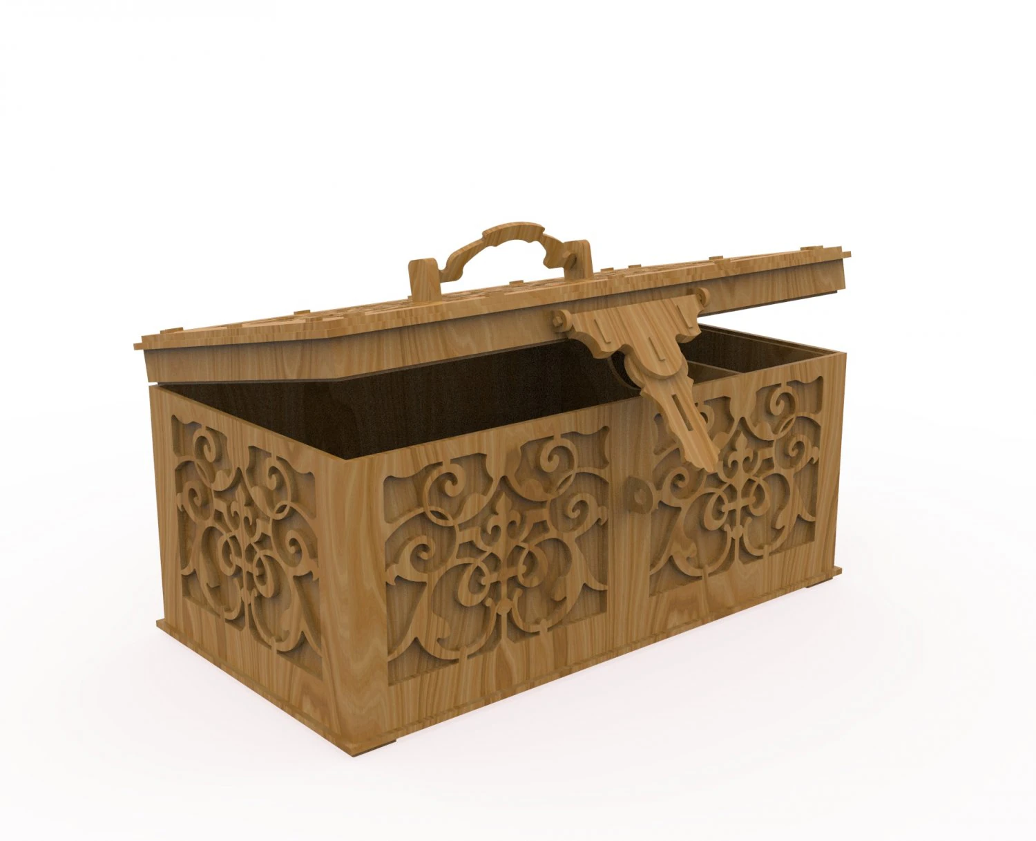 chest 3D Model .c4d .max .obj .3ds .fbx .stl .blend 