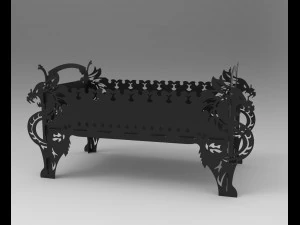 barbecue Modello 3D