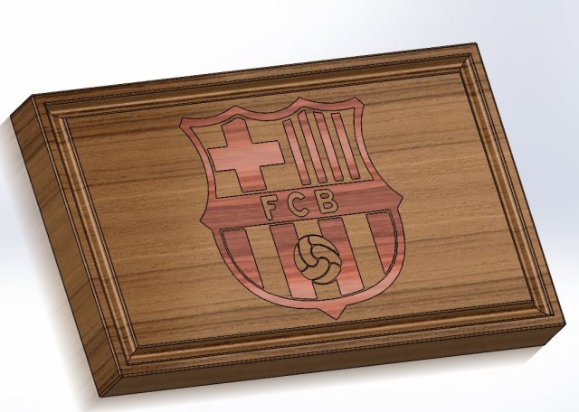 cutting board barcelona 3D Модель .c4d .max .obj .3ds .fbx .stl .blend 