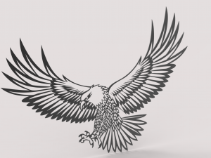 Falcon 3Dモデル
