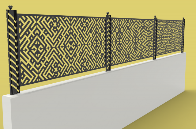 FANCE 3D Модель .c4d .max .obj .3ds .fbx .stl .blend