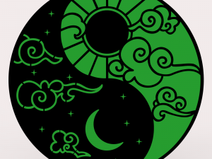 YiN YANG 3Dモデル