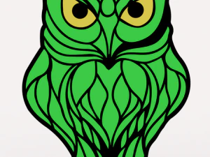 フクロウ 3Dモデル