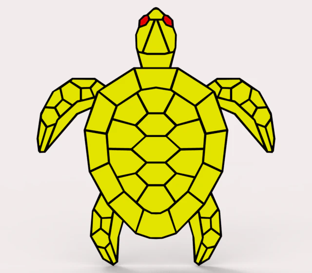 Caretta caretta 3D Model .c4d .max .obj .3ds .fbx .stl .blend 