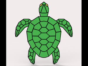 Caretta caretta Modelo 3D