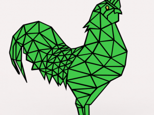 COCKEREL Model 3D