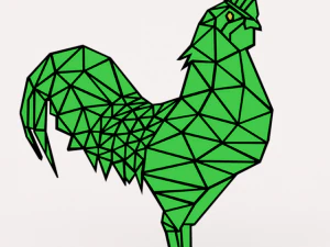 ПЕТУШОК 3D Модель