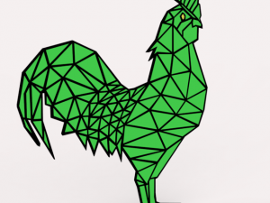 COCKEREL Model 3D