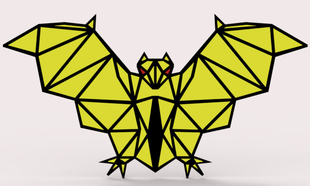BAT 3D मॉडल .c4d .max .obj .3ds .fbx .stl .blend 