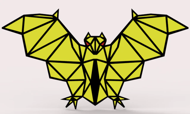 BAT 3D Model .c4d .max .obj .3ds .fbx .stl .blend