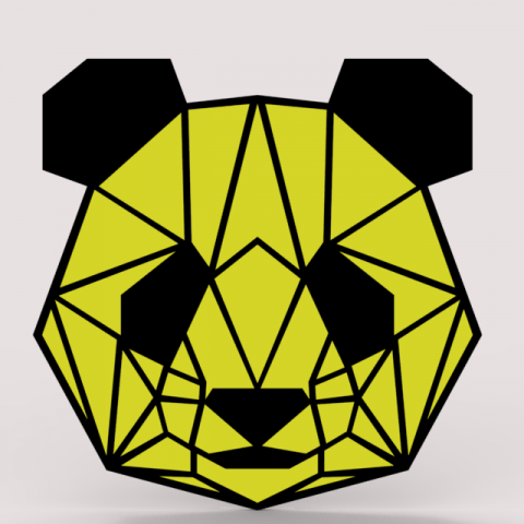 PANDA Model 3D .c4d .max .obj .3ds .fbx .stl .blend 