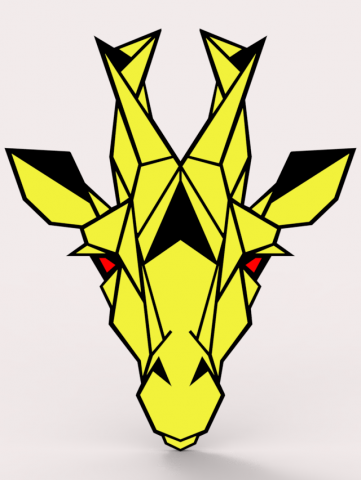 GIRAFFE 3D Model .c4d .max .obj .3ds .fbx .stl .blend 