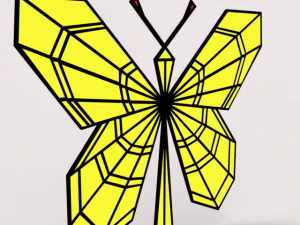 БАБОЧКА 3D Модель