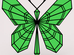 БАБОЧКА 3D Модель