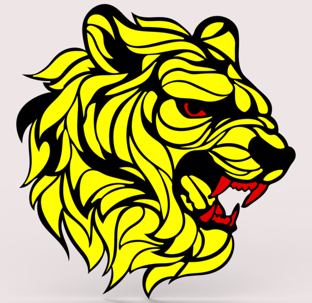 LION Model 3D .c4d .max .obj .3ds .fbx .stl .blend 