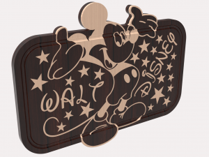 Cutting Board Walt Disney 3D 模型