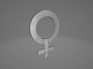 female symbol 3D Print Model