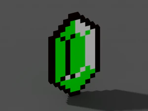 tloz rupia voxel Modelo de Impressão 3D