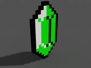 tloz rupia voxel Modelo de Impressão 3D
