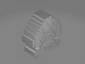mario and goomba voxel 3D Baskı Modeli
