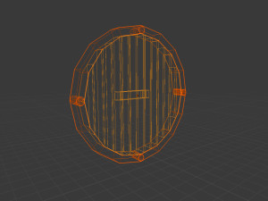 sword and shield lowpoly Modelo 3D