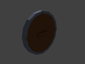 sword and shield lowpoly Modelo 3D