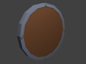 sword and shield lowpoly Modelo 3D