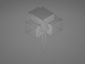 pack voxels trees Model 3D